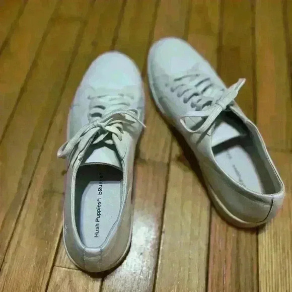 Hush Puppies Bounce Plus Sneakers Women’s 10 White Casual Lace Up Side Logo - Picture 4 of 6